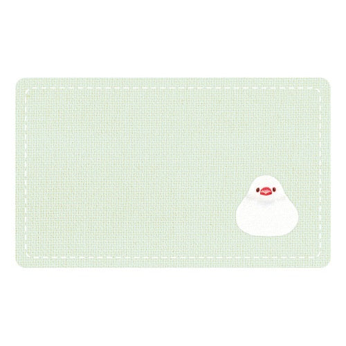 RYURYU Mini Card Embroidery Message Card Sparrow SMC02