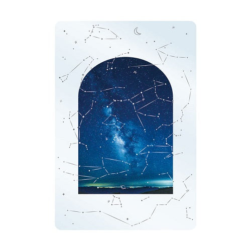 RYURYU Greeting Card Transparent Card Constellation TOC04