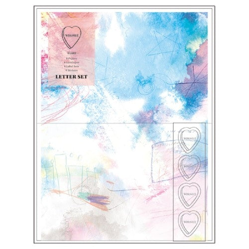 RYURYU Letter Set WHOMEE Letter Set Innocent Blue Innocent Blue WHLS02
