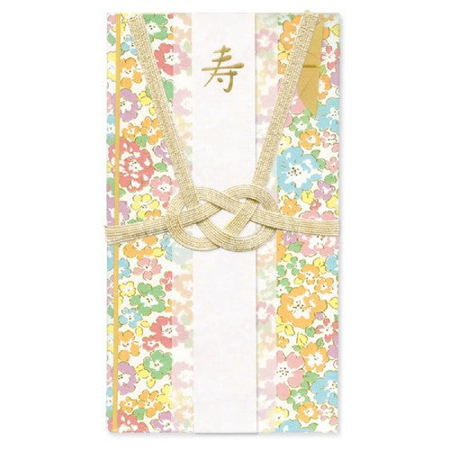 RYURYU Gift Bag, Flower Mizuhiki Gift Bag, Pastel HPB21