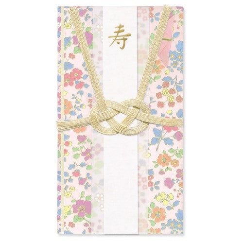 RYURYU Gift Bag, Flower Mizuhiki Gift Bag, Pale Purple HPB22