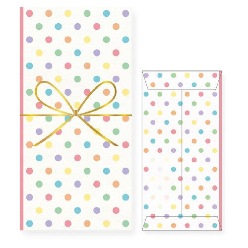 RYURYU Kinseal Yurukawa Kinseal Polka Dots/Rainbow LCPB15