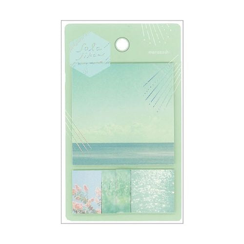 RYURYU Sticky Notes Empty Time/Momentary Sticky Notes Gaze/Mentha SIF04