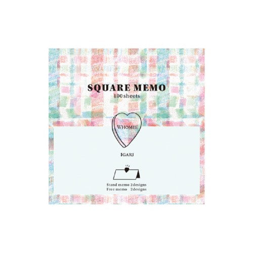 RYURYU Memo Pad WHOMEE Square Memo Pad Sugar Green Sugar Green WHM03