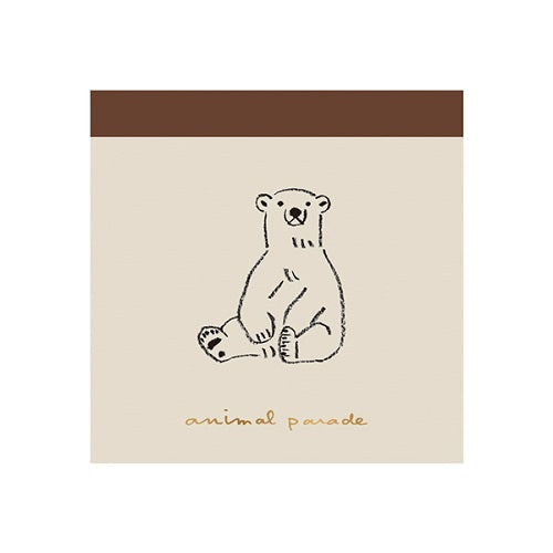 RYURYU Memo Pad Anipare Memo Pad Polar Bear NM101