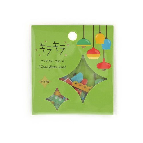 World Craft Seal Sparkling Clear Seal Retro room 36 pieces (12 patterns x 3 pieces) Retro room KFS-027