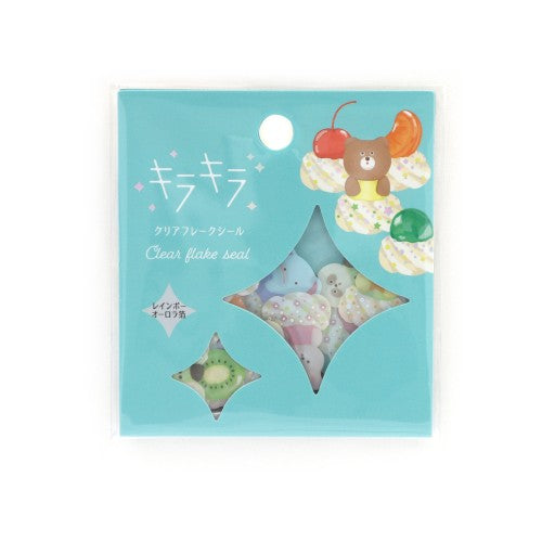 World Craft Seal Glitter Clear Seal Butter cream 36 pieces (12 patterns x 3 pieces) Butter cream KFS-028