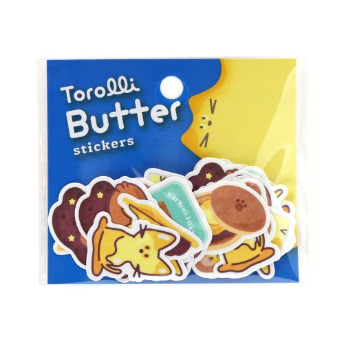 World Craft Flake Stickers Torolli Butter stickers 30 pieces Butter Cat TBFS-005