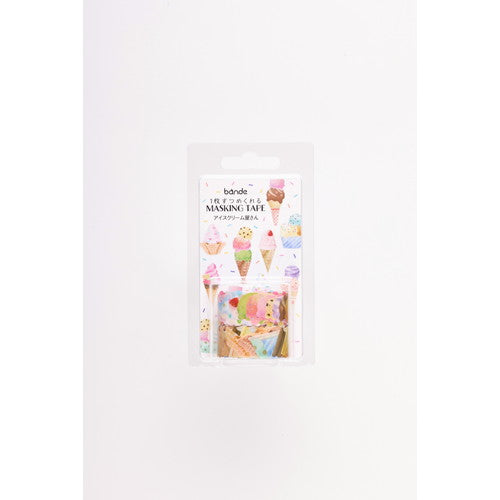 bande Masking Seal Roll Sticker Ice Cream Shop BDA734