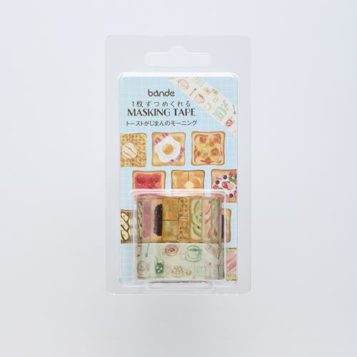 bande sticker masking roll sticker H125 x W68 x D48mm Morning proud of toast BDA752