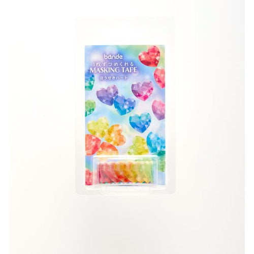 bande sticker masking roll sticker boseki heart BDA762