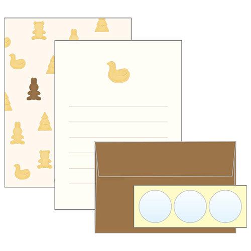 El Commune Letter/Letter Set Everyday Mini Letter Set Cookie LTS-072