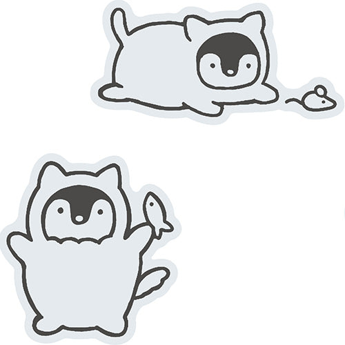 El Commune Seal Kigurumi Die-cut Sticker Kigurumi Neko STC-005