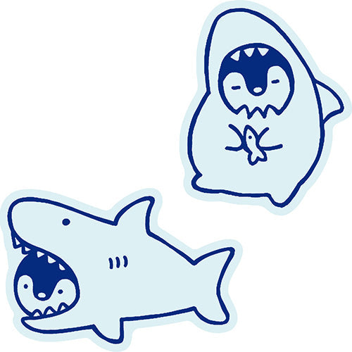El Commune Seal Kigurumi Die-cut Sticker Kigurumi Shark STC-006