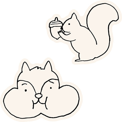 El Commune Seal Tickle Die-cut Sticker Tickle Mogumogu STC-009