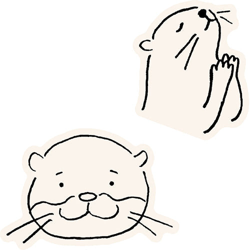 El Commune Seal Tickle Die-cut Sticker Tickle Kawauso STC-010