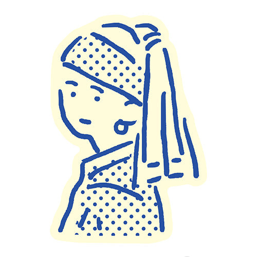 El Commune Seal Masterpiece Die-cut Sticker Masterpiece Vermeer STC-019