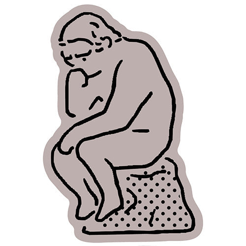 El Commune Seal Masterpiece Die-cut Sticker Masterpiece Rodin STC-024