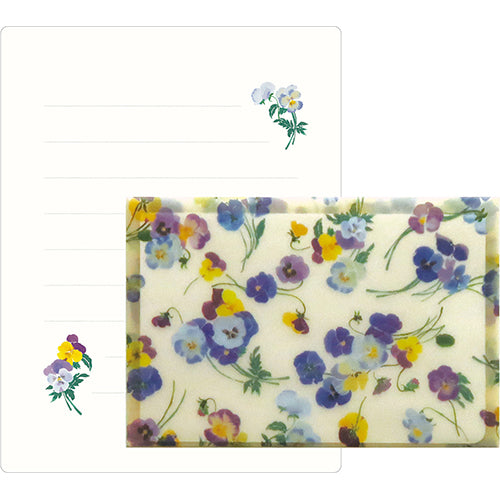 El Commune Letter Set Claire Mini Letter Set Viola LTS-083