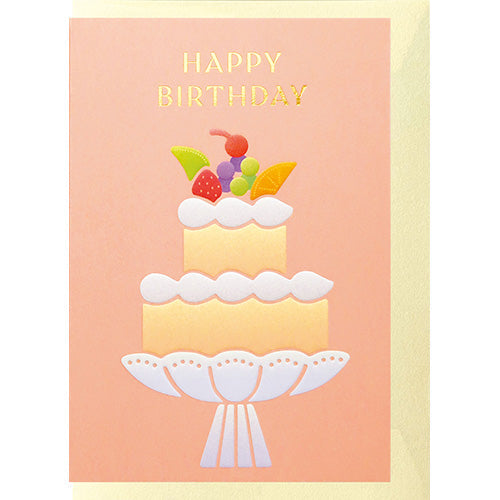 El Commune Greeting Card Cupra Greeting Card Cake Pink GC-150