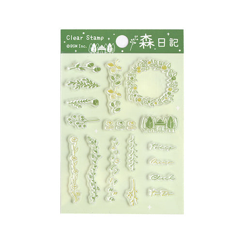 BGM Clear Stamp Diary X Personal Diary 100ⅹ150mm BT-CS068