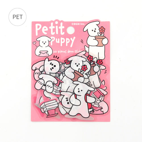 BGM Clear Seal Puppy Petit Pink 10designs x 3 30 pieces Puppy Petit Pink BS-PF034