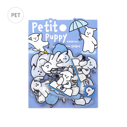 BGM Clear Seal Puppy Petit Blue 10designs x 3 30 pieces Puppy Petit Blue BS-PF036