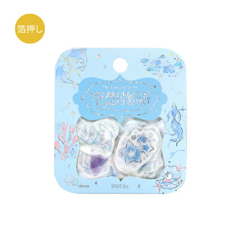 BGM Flake Seal Fantasy Story Sea 15designs x 3 45 pieces Fantasy Story Sea BS-FG147