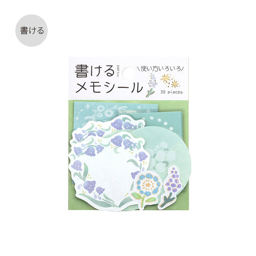 BGM Memo Sticker Hanabiyori Midori 10 designs x 3 30 sheets Hanabiyori Midori BS-MX001