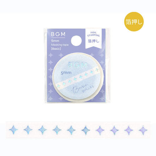 BGM Masking Tape Basic Star 5mm*5m Basic Star BM-LSG160