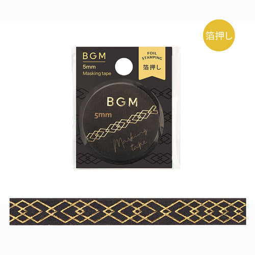 BGM Masking Tape Antique Pattern 5mm*5m Antique Pattern BM-LSG163