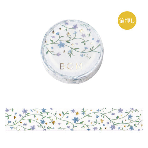 BGM Masking Tape Flower Notebook/Flower Dance 15mmx5m BM-SAG014