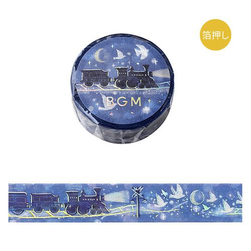 BGM Masking Tape Galaxy Train 15mm x 5m Galaxy Train BM-LGCA120