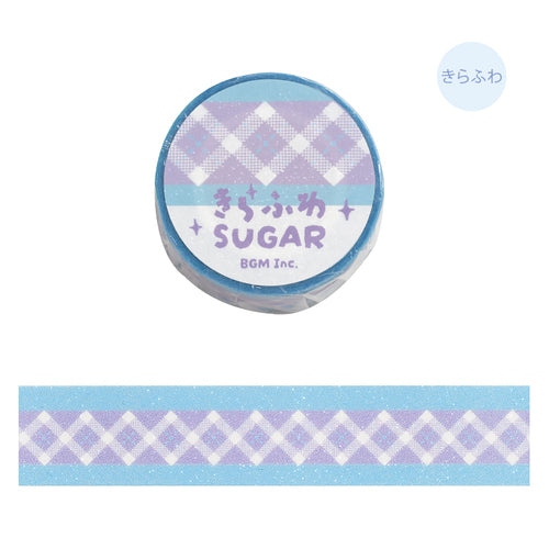 BGM Masking Tape Check Lavender 20mm x 5m Check Lavender BM-KD003