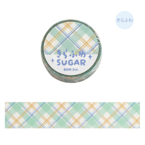 BGM Masking Tape Check Mint Latte 20mm x 5m Check Mint Latte BM-KD005