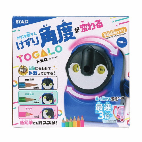 Kutsuwa Pencil Sharpener Pencil Sharpener Togaro Blue RS034BL