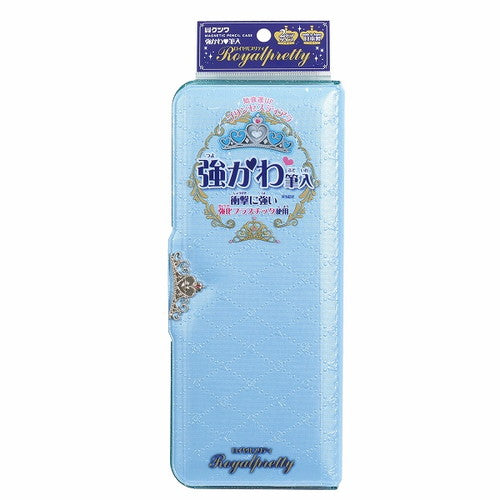 Kutsuwa Pencil Case Royal Pretty Tiara Light Blue CH209LB