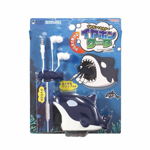 Kutsuwa Earphone Holder Earphone + Holder Killer Whale MT018C