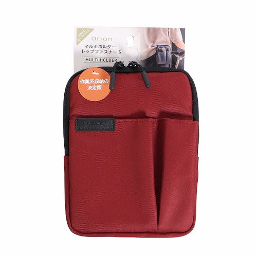 Kutsuwa Pouch Multi Holder Top Zipper S Bordeaux 304DRRD