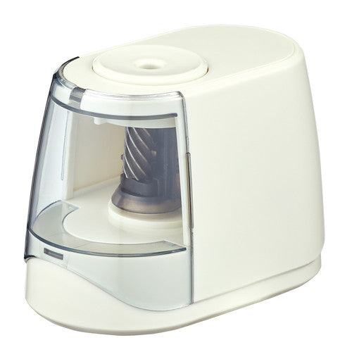 Kutsuwa Pencil Sharpener Electric Pencil Sharpener Dotchimo White RS041WH