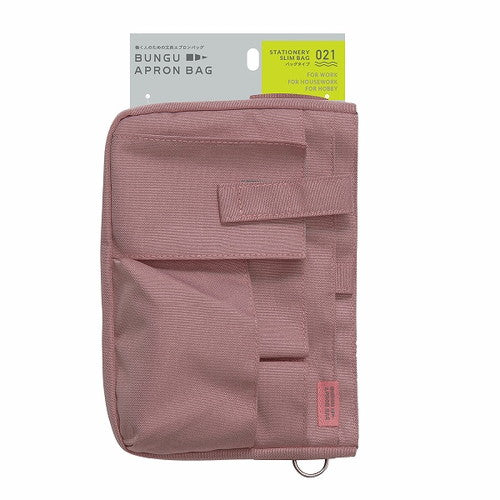 Kutsuwa 파우치 문구 앞치마 백 분홍색 Be021pk