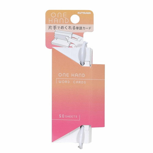 Kutsuwa Word Cards One Hand Word Cards Large Pink SC235PK