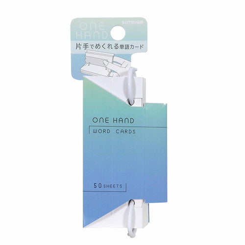 Kutsuwa Word Card One Hand Word Card Large Mint SC235MT