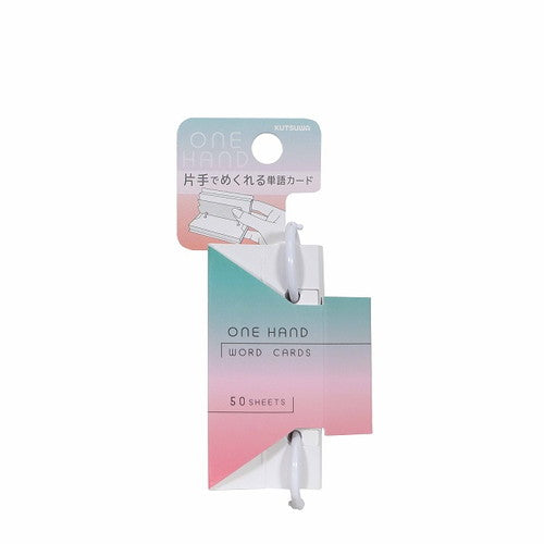 Kutsuwa Word Cards One Hand Word Cards Small Coral SC236CP