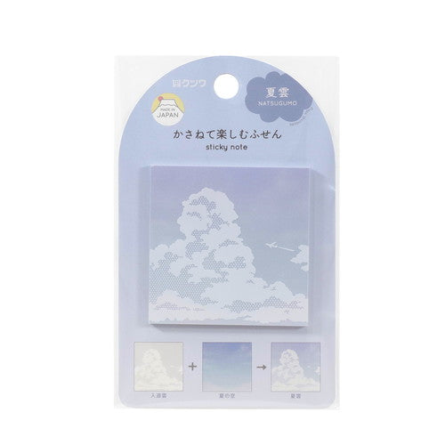 Kutsuwa Sticky Note (Summer Cloud) Summer Cloud SC237C