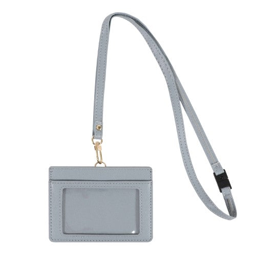 Kutsuwa ID Holder ID & Coin Holder Ice Gray LF007GY