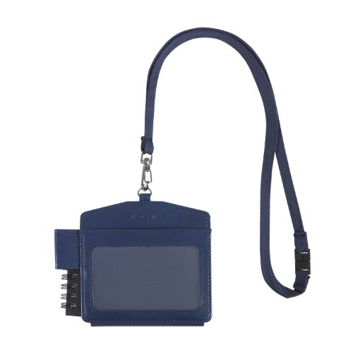 Kutsuwa ID Holder Memo & ID Holder Navy FS111NB