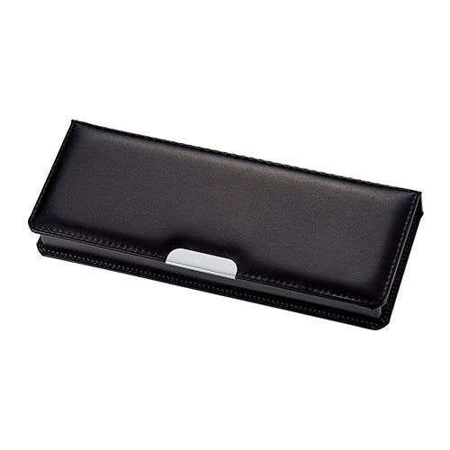 Kutsuwa Pencil Case Clarino Pencil Case Black CX303BK
