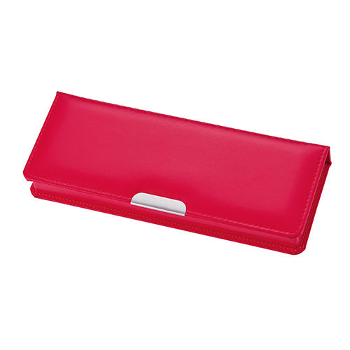 Kutsuwa Pencil Case Clarino Pencil Case Red CX303RD