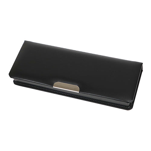 Kutsuwa Pencil Holder Synthetic Leather Pen Holder Black CB302BK